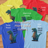 Wild en Brullend om te Gaan T-Rex T-shirt