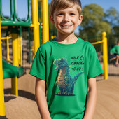 Wild en Brullend om te Gaan T-Rex T-shirt
