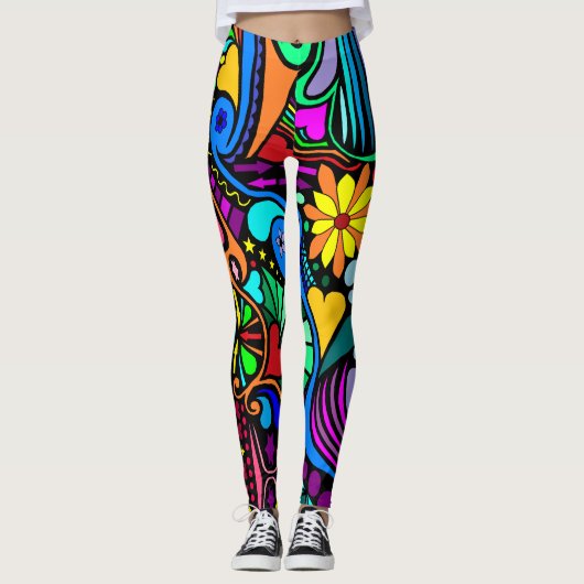 Wild en Crazy Leggings (Voorkant)