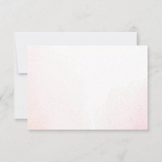 Wild en drie invoegen kaart RSVP Feathers Wild One (Achterkant)