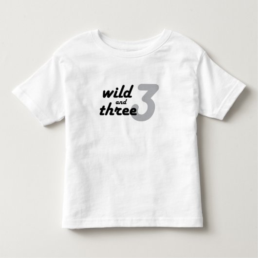 Wild en Drie Kinder Shirts (Voorkant)