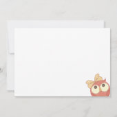 Wild en drie Schattigee uilen foto verjaardagsfees Kaart (Achterkant)