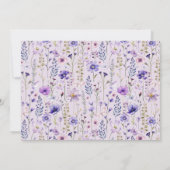 Wild en eenderful 1e verjaardag foto uitnodigen kaart (Achterkant)