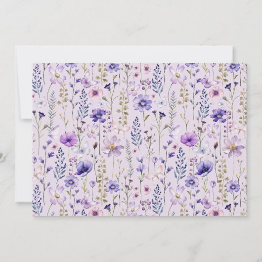 Wild en eenderful 1e verjaardag foto uitnodigen kaart (Achterkant)