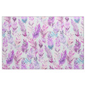 WILD en FREE Lavender Aqua Feathers Stof (Fat Quarter)