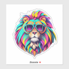 Wild en Free Lion-thema Sticker Set