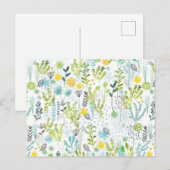 Wild en gratis patroon briefkaart (Voorkant / Achterkant)