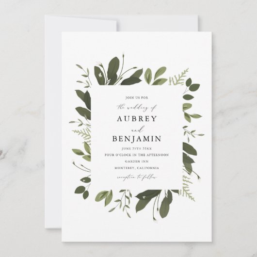 Wild en Groen Kaart (Voorkant)