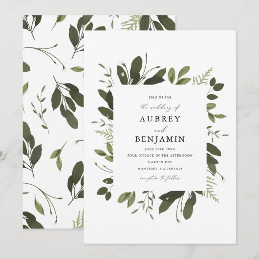 Wild en Groen Kaart (Voorkant / Achterkant)