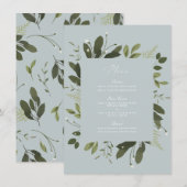 Wild en Groen Menu Kaart (Voorkant / Achterkant)