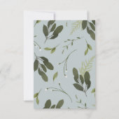 Wild en Groen RSVP Kaartje (Achterkant)