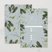 Wild en Groen RSVP Kaartje (Voorkant / Achterkant)