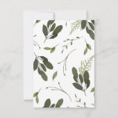 Wild en Groen RSVP Kaartje (Achterkant)