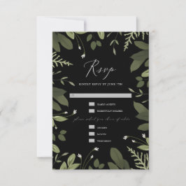 Wild en Groen RSVP Kaartje