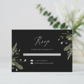 Wild en Groen RSVP Kaartje (Staand voorkant)