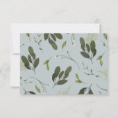 Wild en Groen RSVP Kaartje (Achterkant)