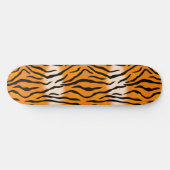 Wild en Natural Tiger Stripes Patroon Skateboard (Horizontaal)