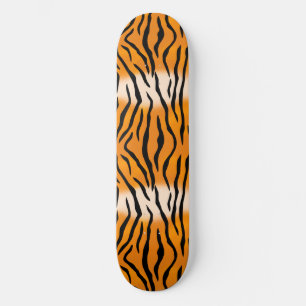 Wild en Natural Tiger Stripes Patroon Skateboard