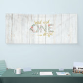 Wild en Onederful Birthday Wood Banner (Beurs)