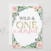 Wild en Onederful Uitnodiging, Safari Uitnodiging (Achterkant)