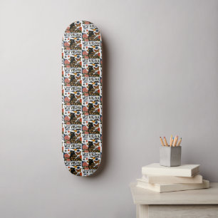 Wild en Prachtig West Virginia Volkskunst Persoonlijk Skateboard