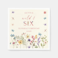 Wild en Six Wildflower 6e verjaardagsfeestje