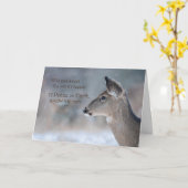 Wild en Sweet Doe Vakantie Kaart (Gele Bloem)