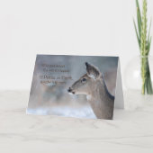 Wild en Sweet Doe Vakantie Kaart (Voorkant)