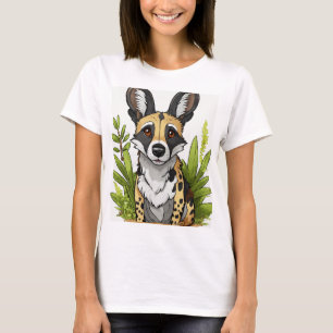 Wild en uniek Afrikaans Wild Dog T-shirt – Celebr