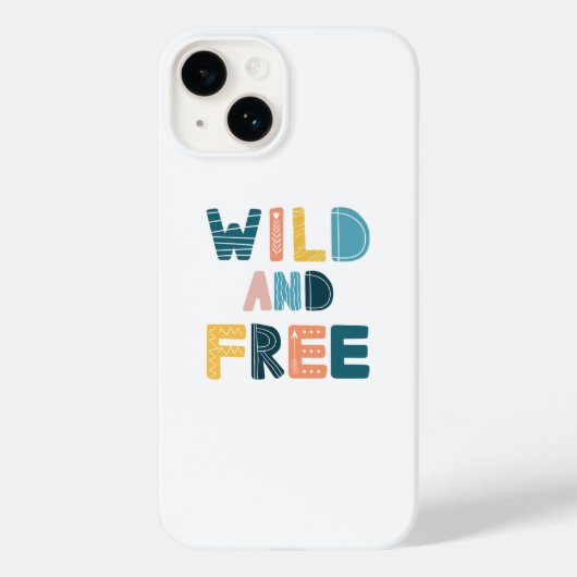 Wild en vrij Case-Mate iPhone case (Achterkant)
