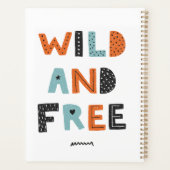Wild en vrij | Doodle Letters Planner (Achterkant)