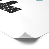 Wild en vrij | Doodle Letters Poster (Hoek)