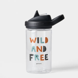 Wild en vrij   Doodle Letters Waterfles