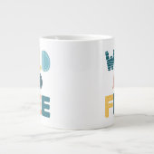 Wild en vrij grote koffiekop (Voorkant)