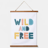 Wild en vrij hangend wandkleed (Voorkant)