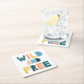 Wild en vrij kartonnen onderzetters (Insitu)