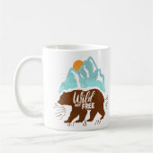 Wild en vrij koffiemok (Links)