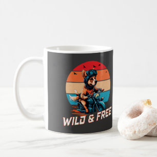 Wild en vrij koffiemok