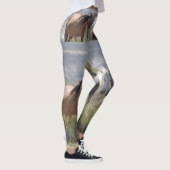 Wild en vrij lopen in zand wasbekken leggings (Rechts)