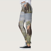 Wild en vrij lopen in zand wasbekken leggings (Links)