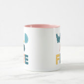 Wild en vrij mok (Midden)