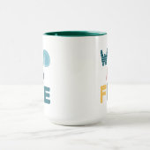 Wild en vrij mok (Midden)