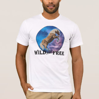 Wild en vrij - Mustang T-shirt