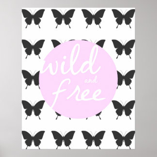 Wild en vrij poster