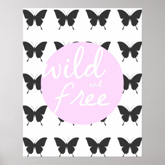 Wild en vrij poster (Voorkant)