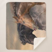 Wild en vrij sherpa deken (Voorkant)