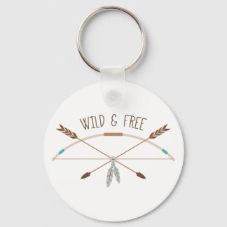Wild en vrij sleutelhanger