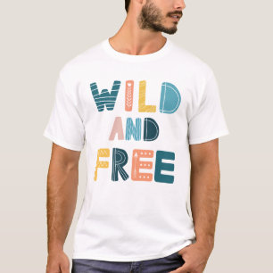 Wild en vrij t-shirt