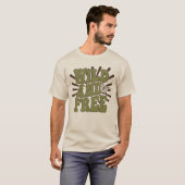 Wild en vrij t-shirt (Voorkant volledig)