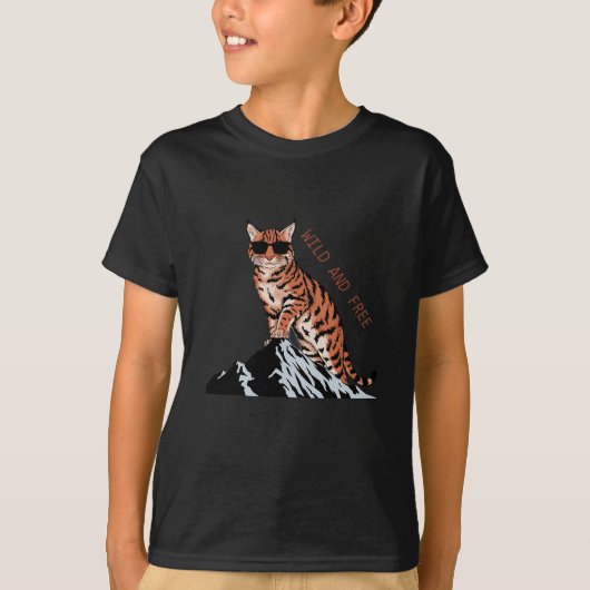 Wild en vrij t-shirt (Voorkant)